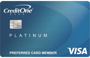 Credit One Bank® Platinum Visa® with Cash Back Rewards Credit One Bank® Platinum Visa® with Cash Back Rewards