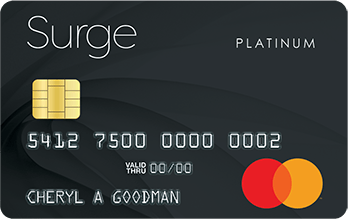 Surge Mastercard® Credit Card Surge Mastercard® Credit Card